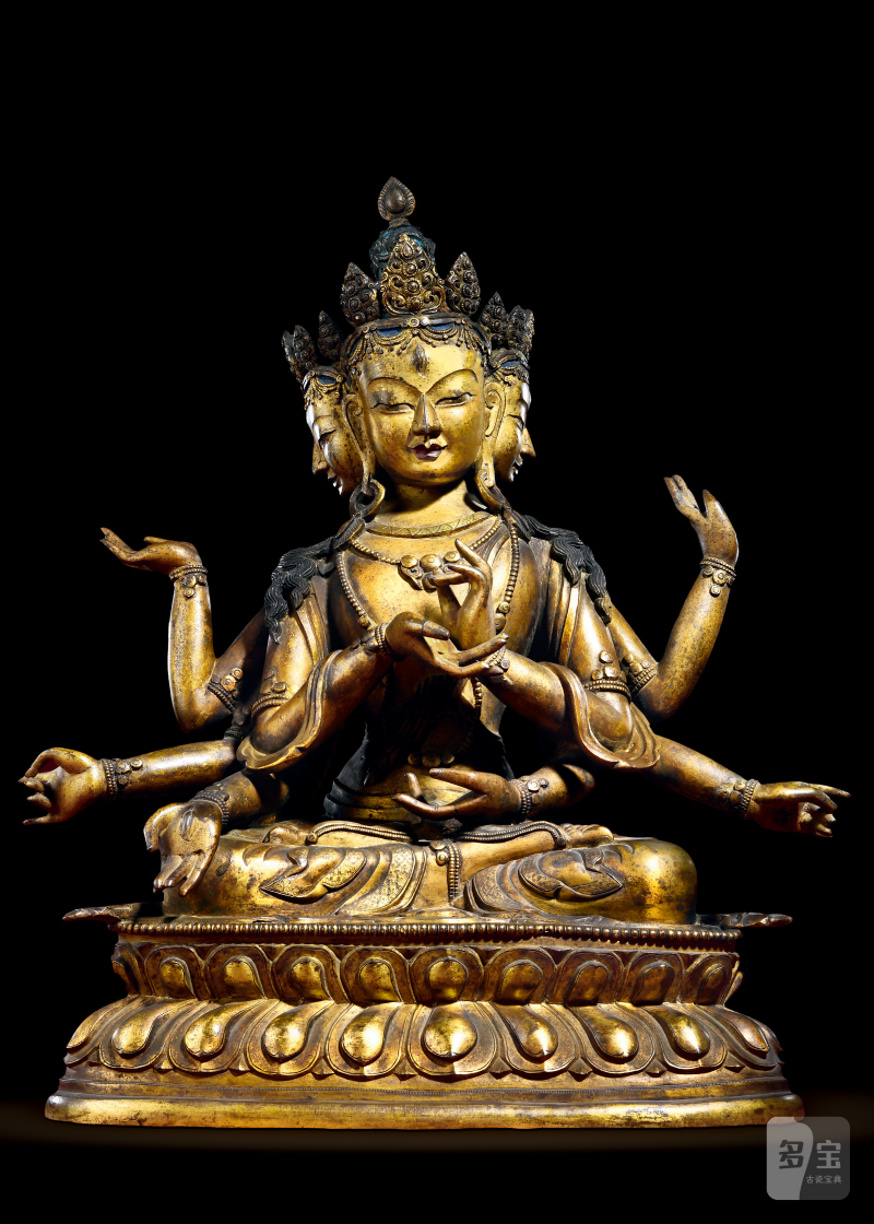 清乾隆（1736-1795年）尊胜佛母像